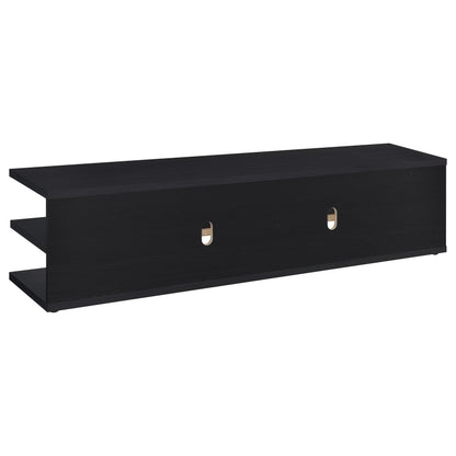 Cartmill 78-inch 2-tier TV Stand Media Console Black