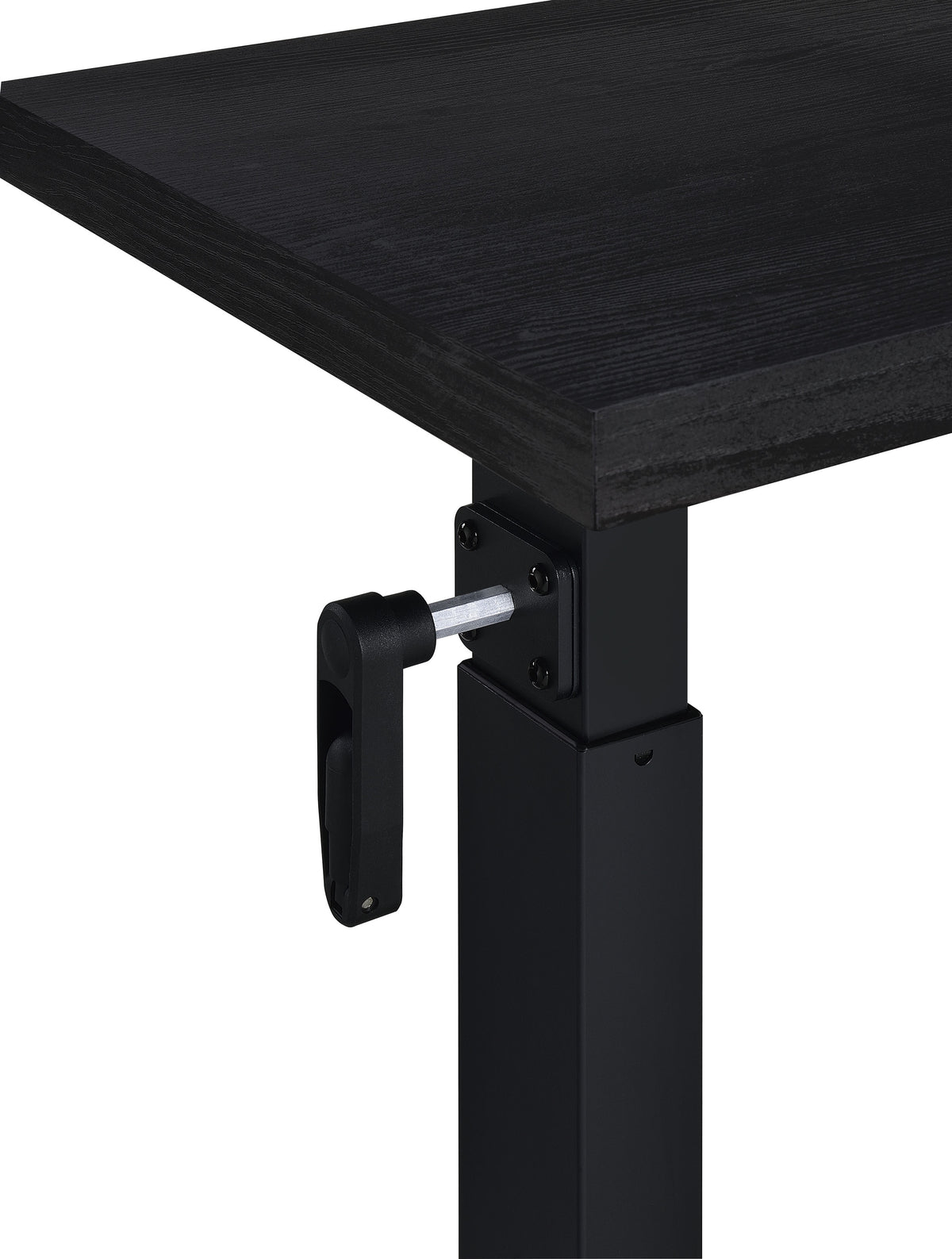 Westpark Height Adjustable Mobile Bedroom C-Table Black