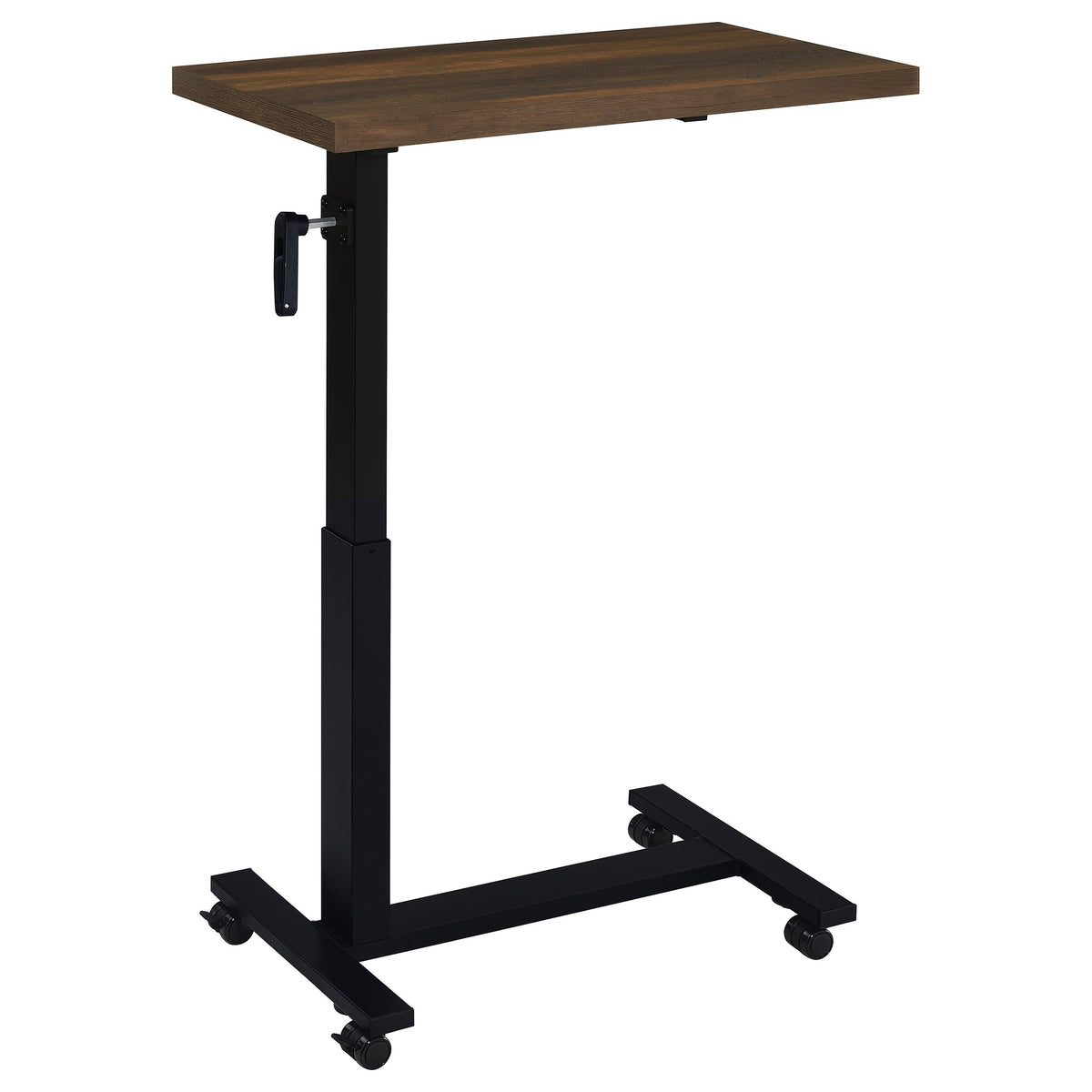 Westpark Height Adjustable Mobile Bedroom C-Table Dark Pine