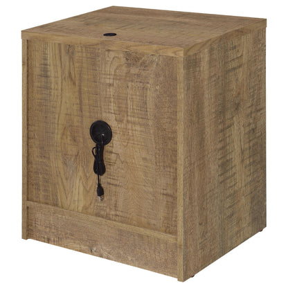 Westpark 2-drawer Nightstand LED Lights and USB Mango