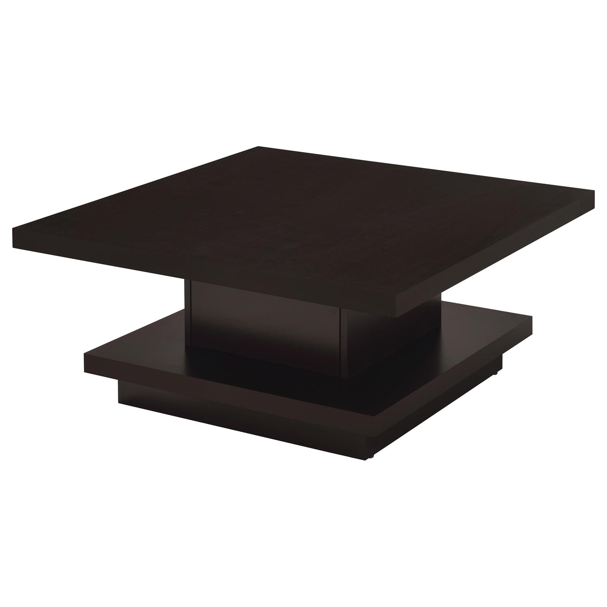 Reston 3-piece Square Coffee and End Table Set Cappuccino