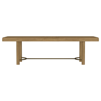 Arini 7-piece Extension Leaf Dining Table Set Sand Wash and Black