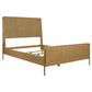 Arini Rattan California King Panel Bed Sand Wash and Natural