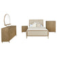 Arini 5-piece Queen Bedroom Set Cream and Sand Wash