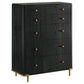 Arini 5-piece Eastern King Bedroom Set Cream and Black