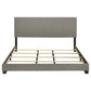 Dorian Fabric Upholstered Eastern King Panel Bed Taupe