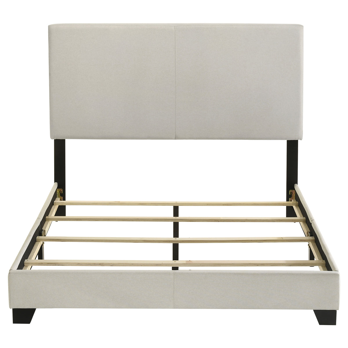 Dorian Fabric Upholstered Full Panel Bed Cream