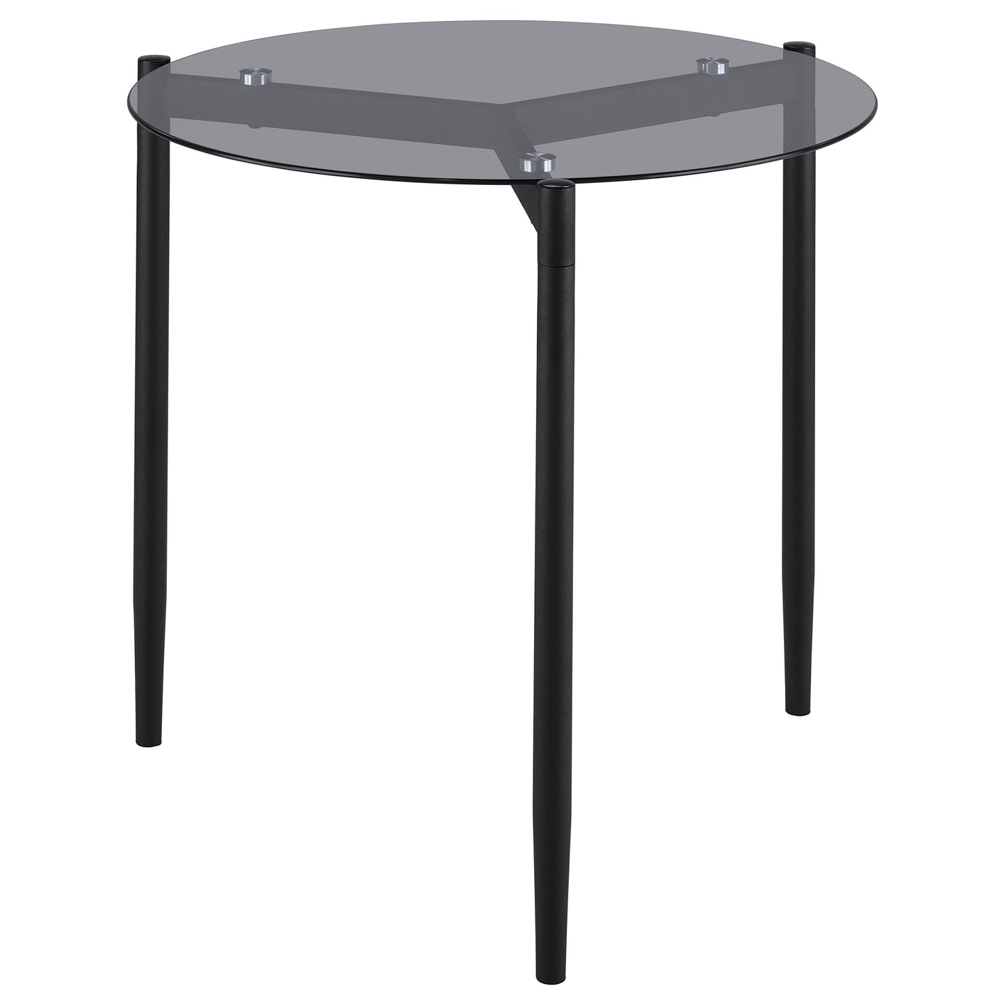 Rosalie 3-piece Round Coffee and End Table Set Grey