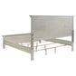 Franco Wood Eastern King Panel Bed Distressed White