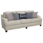 Glenn 2-piece Upholstered Sofa Set Light Grey and Blue
