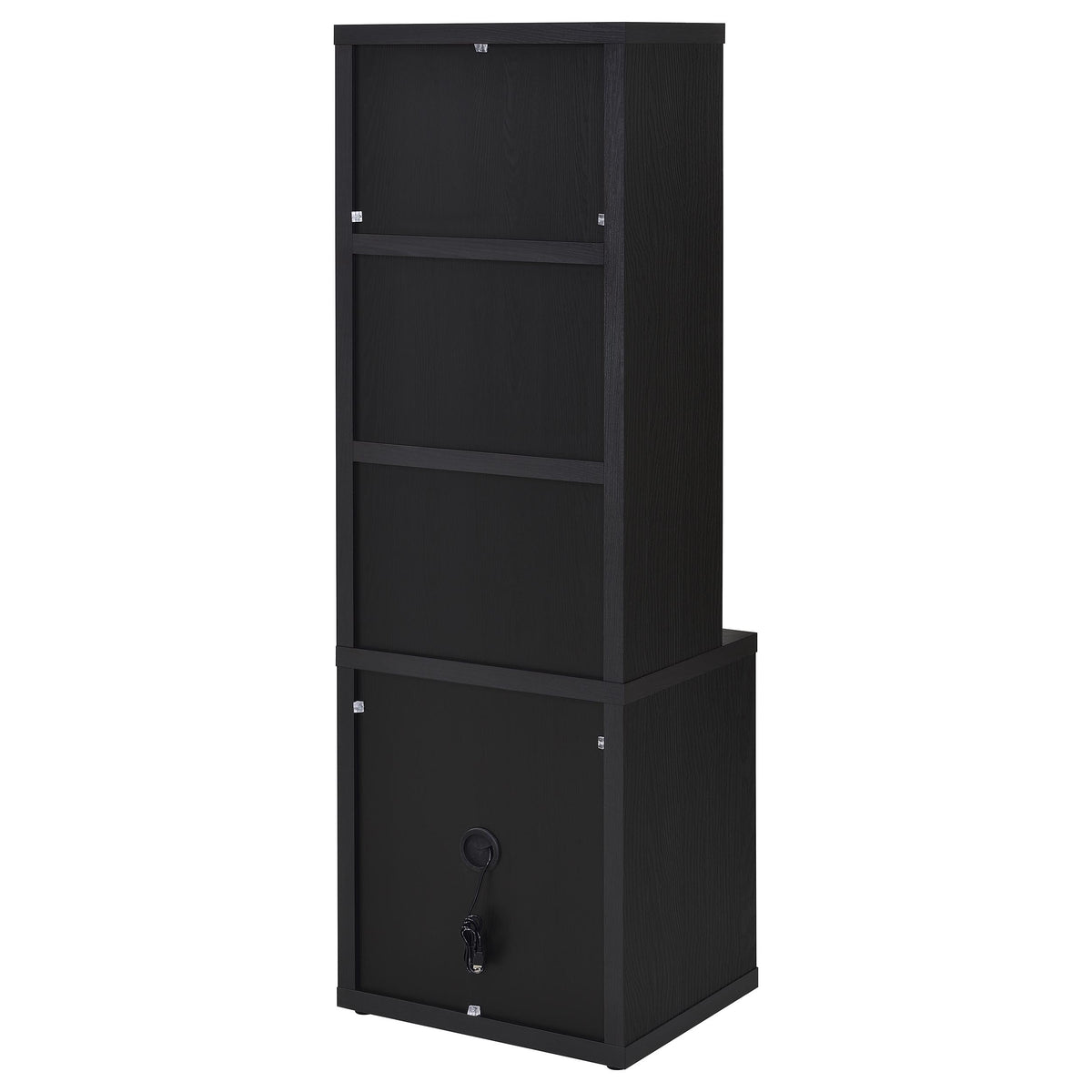 Westpark 3-piece Full Bedroom Set Bookcase Headboard Black
