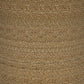 Halden Round Woven Seagrass Accent Side Table Light Brown