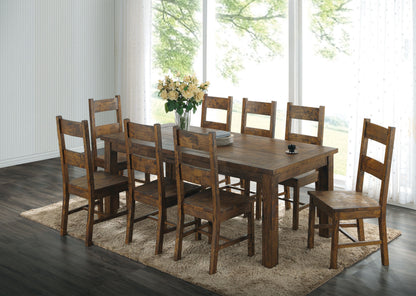 Coleman Dining Side Chair Rustic Golden Brown (Set of 2)
