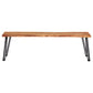 Sherman Wood Dining Bench Natural Acacia