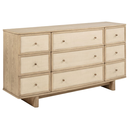 Kailani 5-piece California King Bedroom Set Beige Oak
