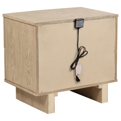 Kailani 5-piece Queen Bedroom Set Beige Oak