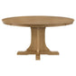 Hartville 5-piece Round Dining Table Set Natural Light Brown