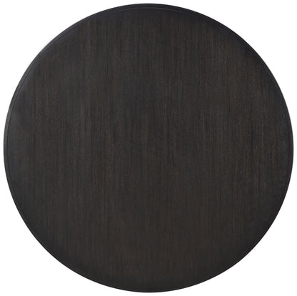 Leandro 60-inch Round Dining Table Burnished Black
