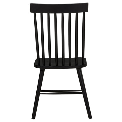Andrews 5-piece Round Dining Table Set Light Ash and Black