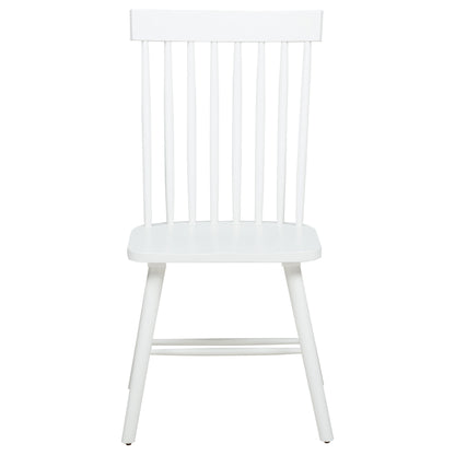 Andrews Windsor Spindle Back Dining Side Chair White (Set of 2)