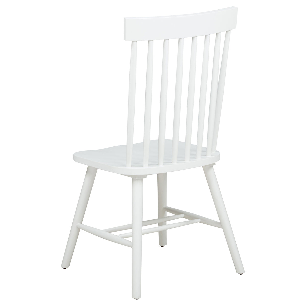 Andrews Windsor Spindle Back Dining Side Chair White (Set of 2)
