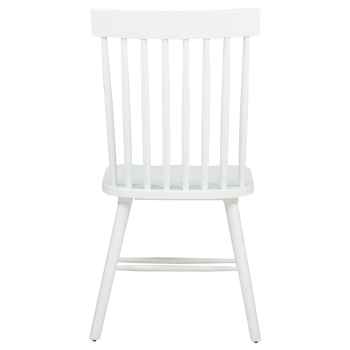 Andrews Windsor Spindle Back Dining Side Chair White (Set of 2)