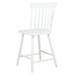 Andrews 5-piece Round Counter Dining Set Light Ash and White