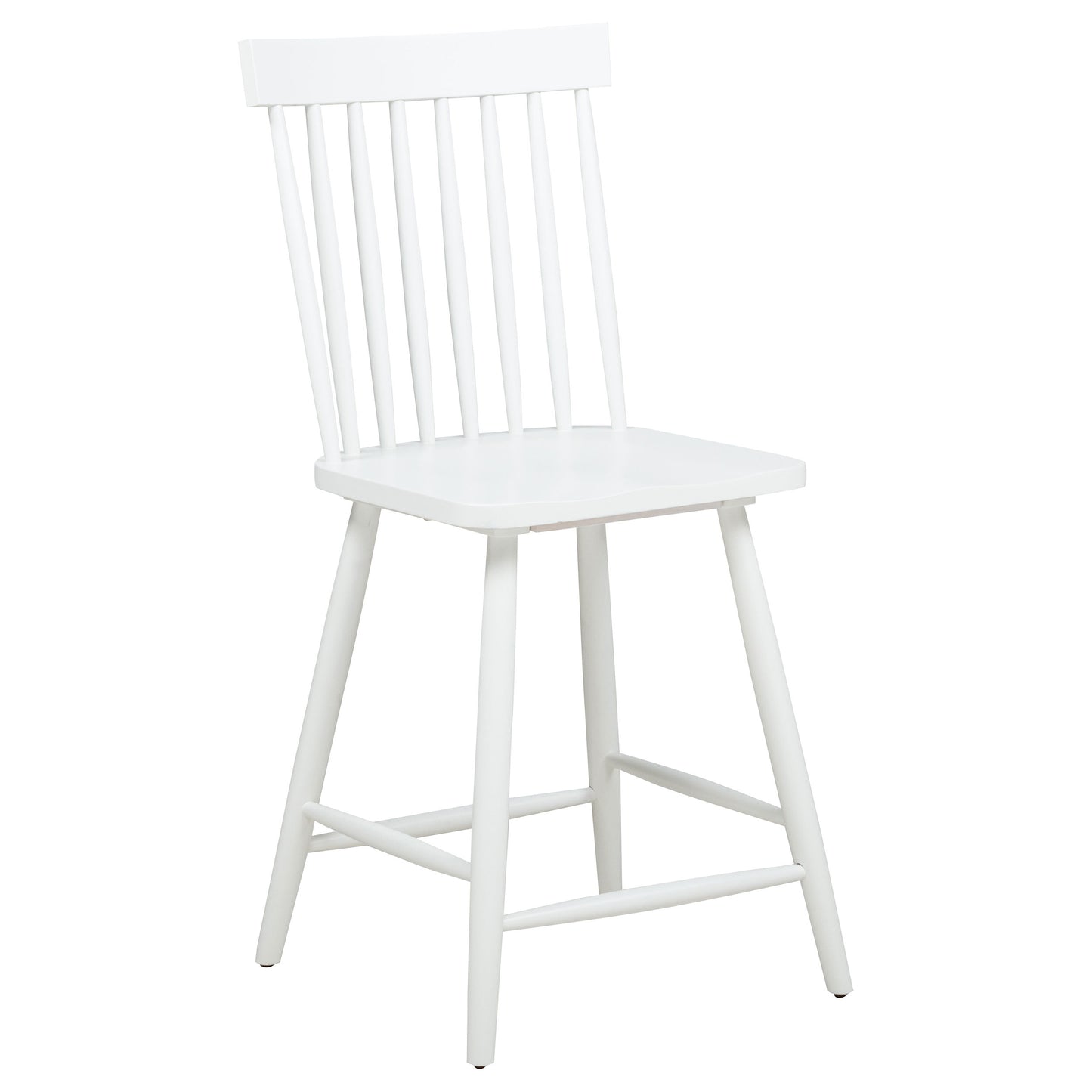 Andrews Windsor Counter Height Dining Side Chair White (Set of 2)