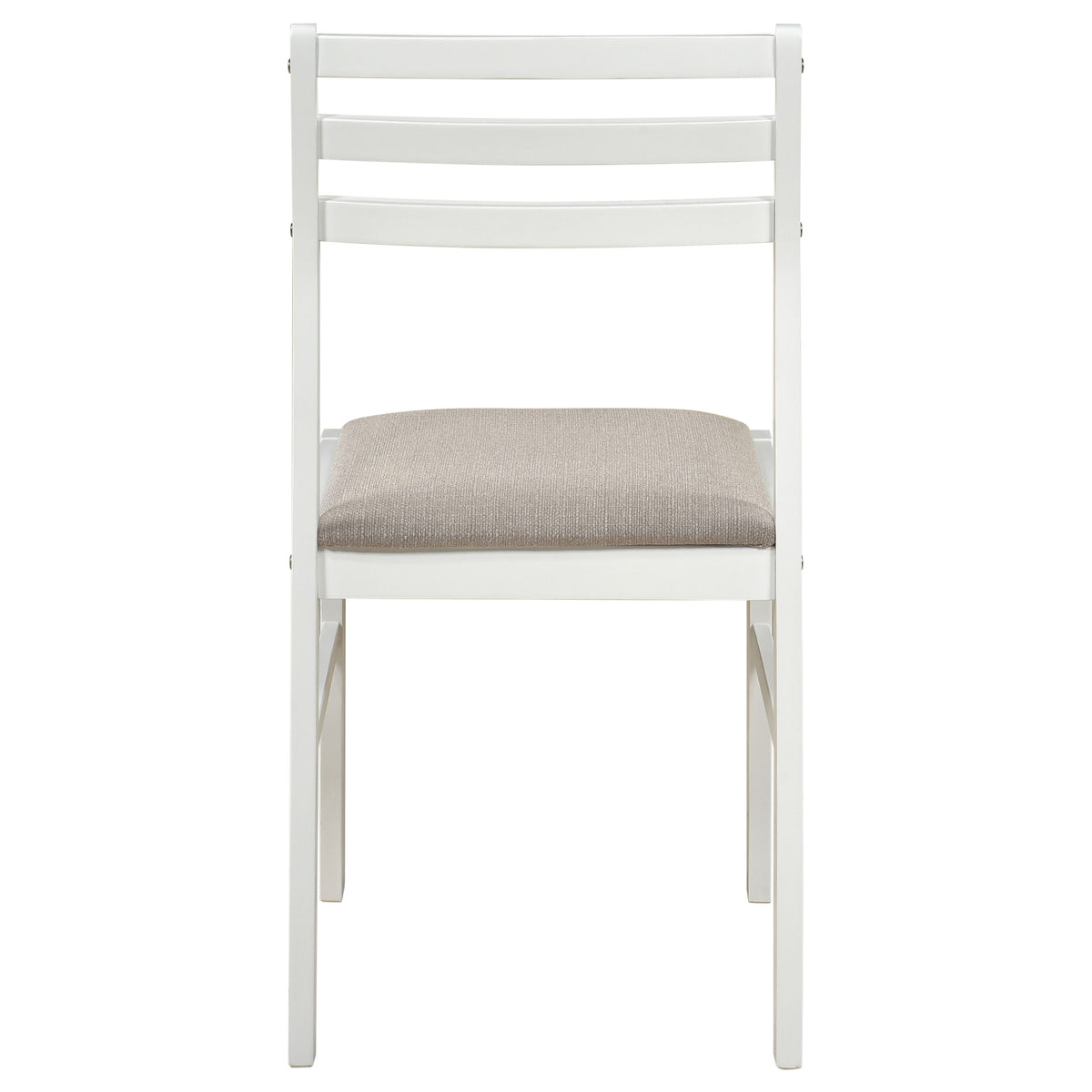 Bucknell 3-piece Round Drop Leaf Dining Table Set White