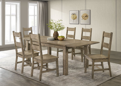 Cardova 87-inch Solid Wood Extension Dining Table Vineyard Oak