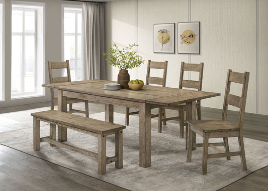 Cardova 6-piece Extension Table Dining Set Vineyard Oak