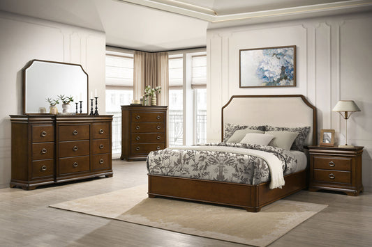Garland 5-piece Queen Bedroom Set Brown Cherry