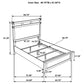 Hazlewood 4-piece Queen Bedroom Set Vineyard Oak