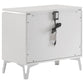 Cassia 4-piece Queen LED Bedroom Set White High Gloss