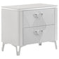 Cassia 4-piece Queen LED Bedroom Set White High Gloss