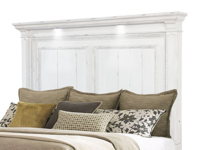 McKinney 4-piece Eastern King Bedroom Set Vintage White