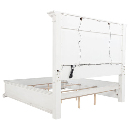 McKinney 4-piece California King Bedroom Set Vintage White