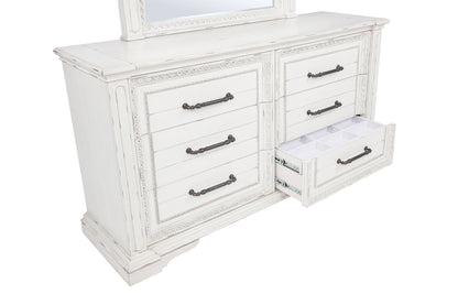 McKinney 5-piece California King Bedroom Set Vintage White