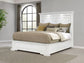 McKinney Queen LED Light Panel Bed Vintage White