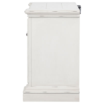 McKinney 2-drawer Nightstand with Dual USB Vintage White