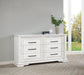 McKinney 6-drawer Bedroom Dresser Cabinet Vintage White