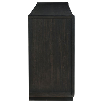 Leandro 8-drawer Bedroom Dresser Cabinet Burnished Black