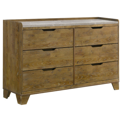 Henderson 5-piece Queen Bedroom Set Medium Oak