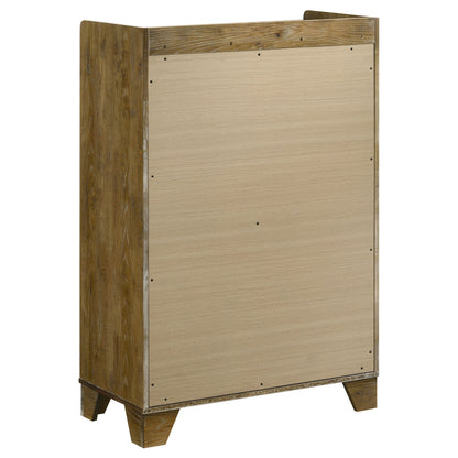 Henderson 5-piece Queen Bedroom Set Medium Oak