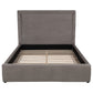 Lawson 54-inch Upholstered Full Panel Platform Bed Mushroom