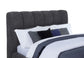 Nollet 48-inch Upholstered California King Platform Bed Grey