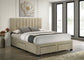 Wheatland 4-drawer Upholstered Full Storage Bed Light Brown