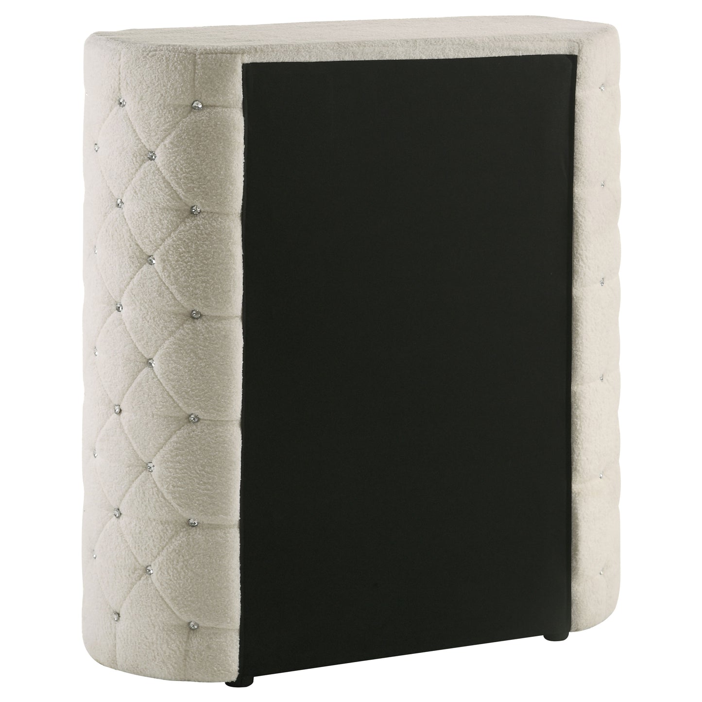 Sonya 5-piece Upholstered Eastern King Bedroom Set Ivory