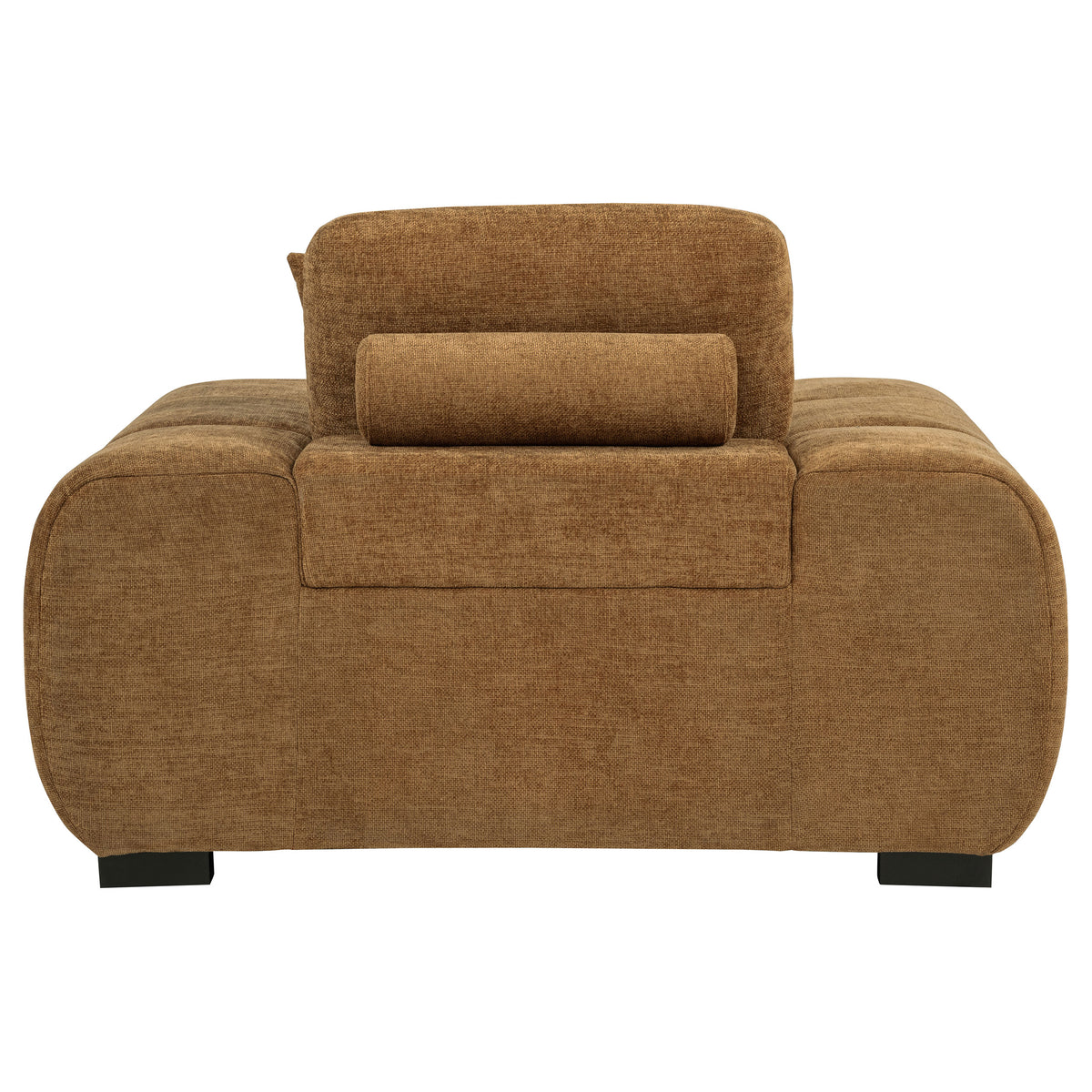 Octavia Tufted Upholstered Accent Chair Amber