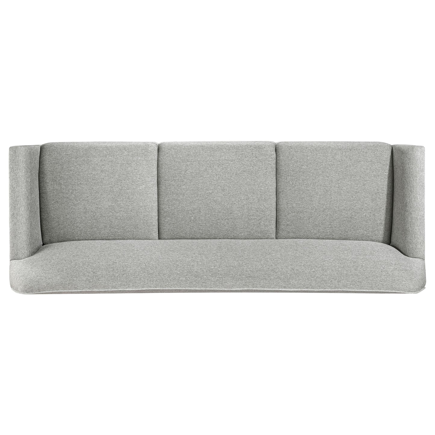 Vaughn Fabric Upholstered Flared Arm Sofa Grey